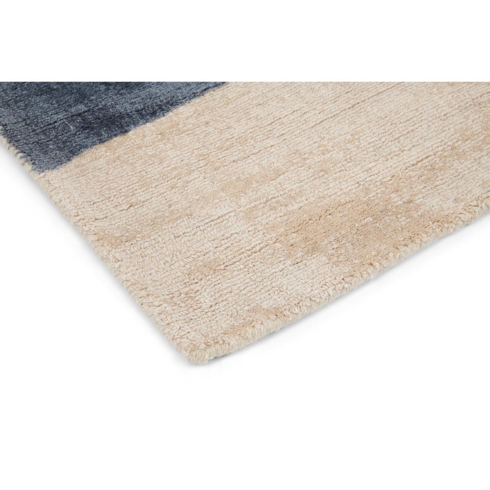 multicolour abstract blocks wool rug detailed image - MyHouse