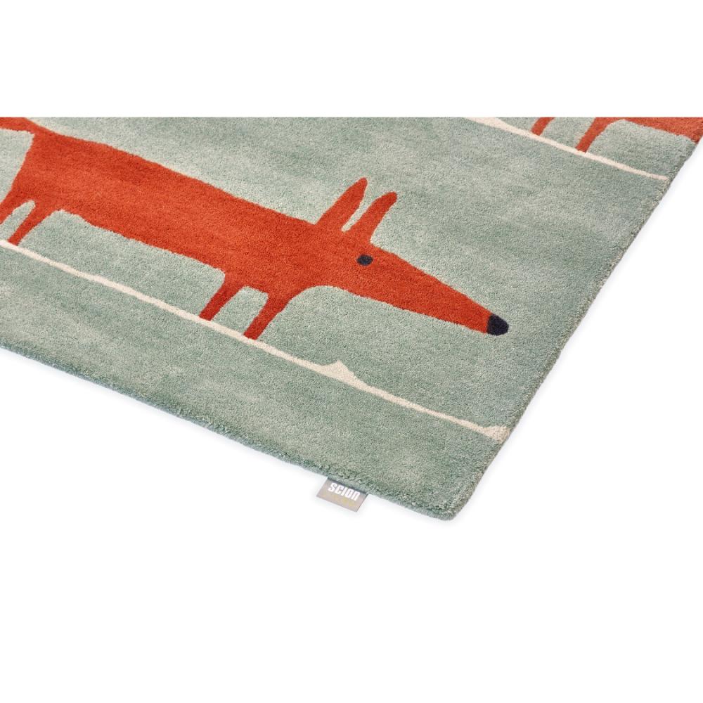 red Fox printed kids wool Rug detailed image - MyHouse