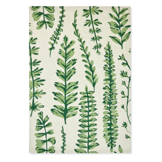 Scion Ferns Wool Rug Juniper Green - MyHouse