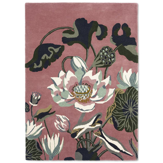 Wedgwood Waterlily Rug Dusty Rose - MyHouse