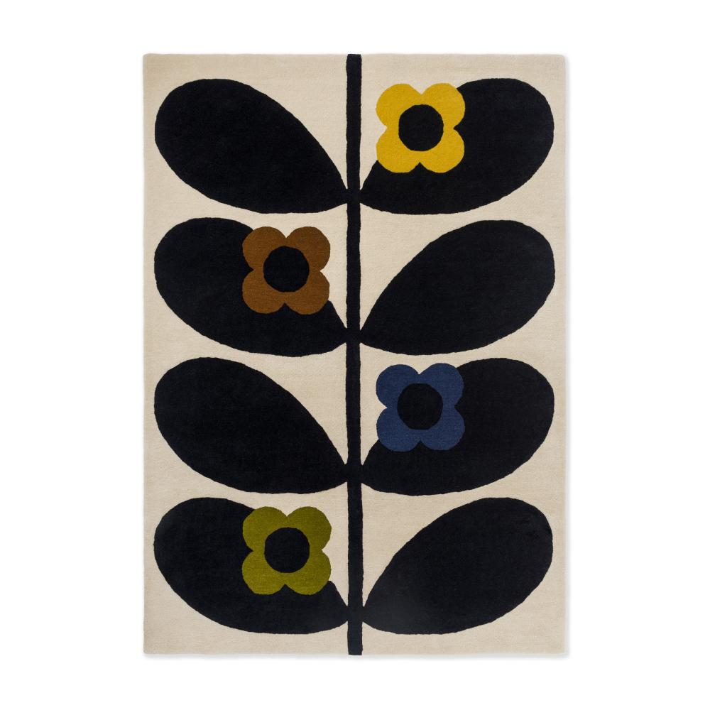 Orla Kiely Wild Rose Rug Fawn - MyHouse