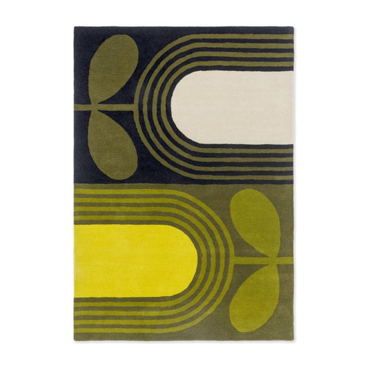 Orla Kiely Striped Tulip Rug Seagrass - MyHouse