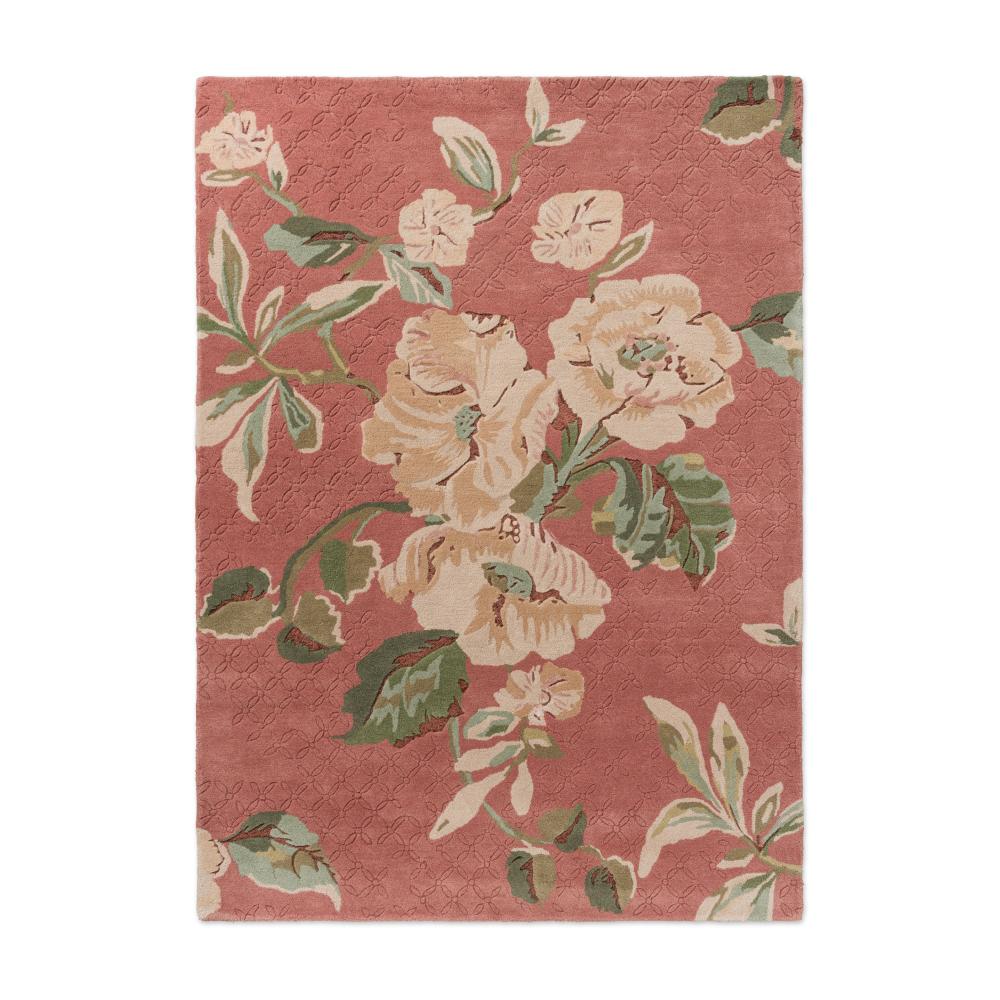Laura Ashley Aylworth Trail Rug Terracotta Orange - MyHouse