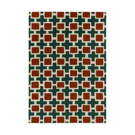 Scion Hatch Rug Rust