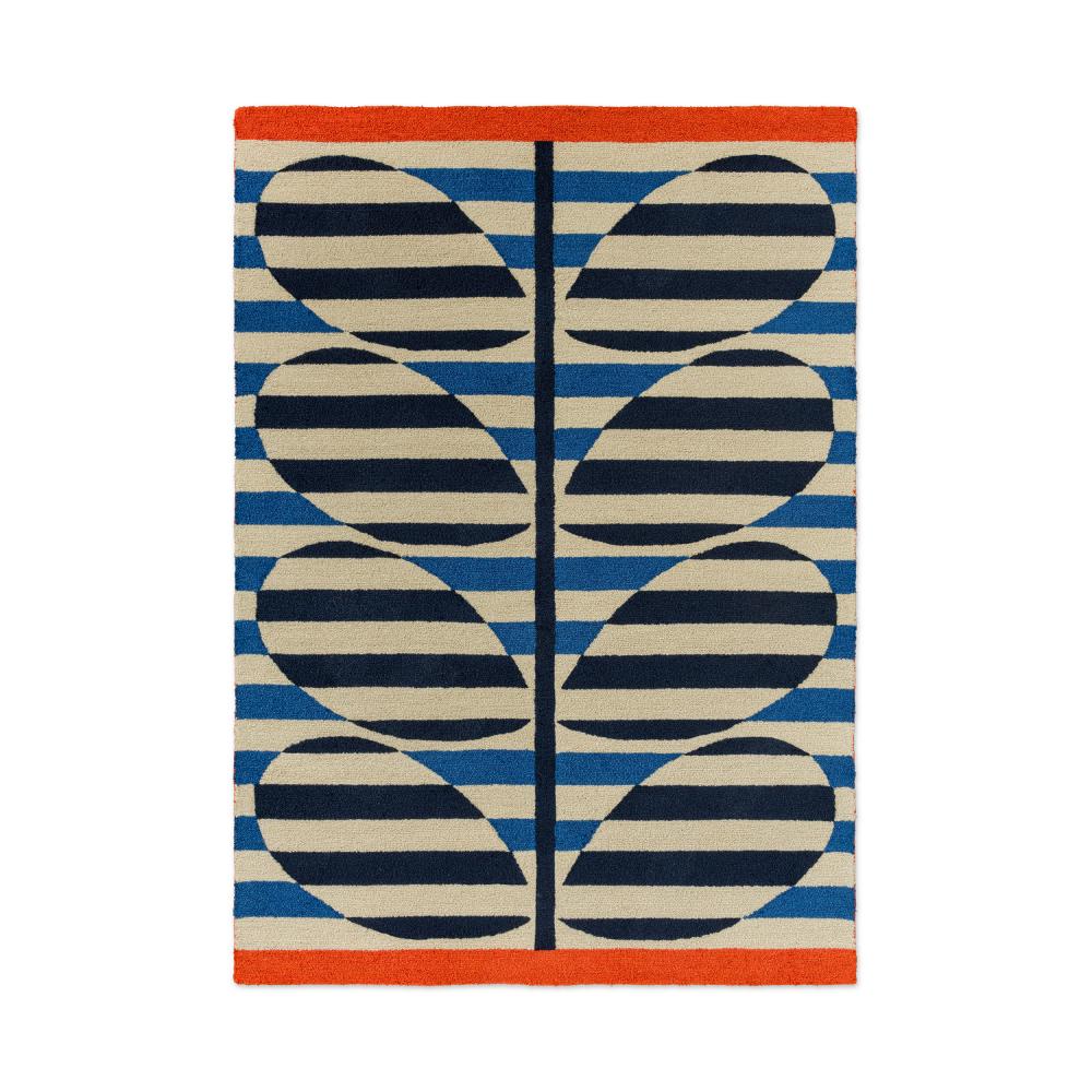 Orla Kiely Stripy Stem Outdoor Rug Azure - MyHouse