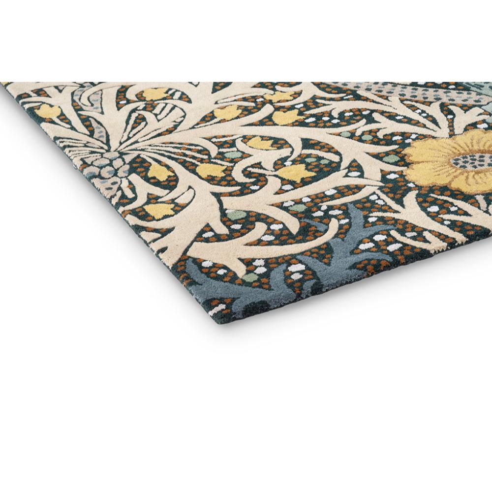 Morris & Co Seaweed Rug Teal
