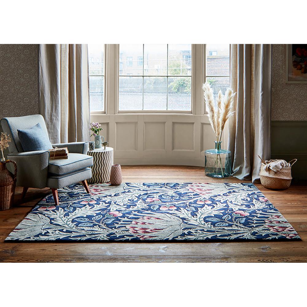 Morris & Co Artichoke Rug mineral blue