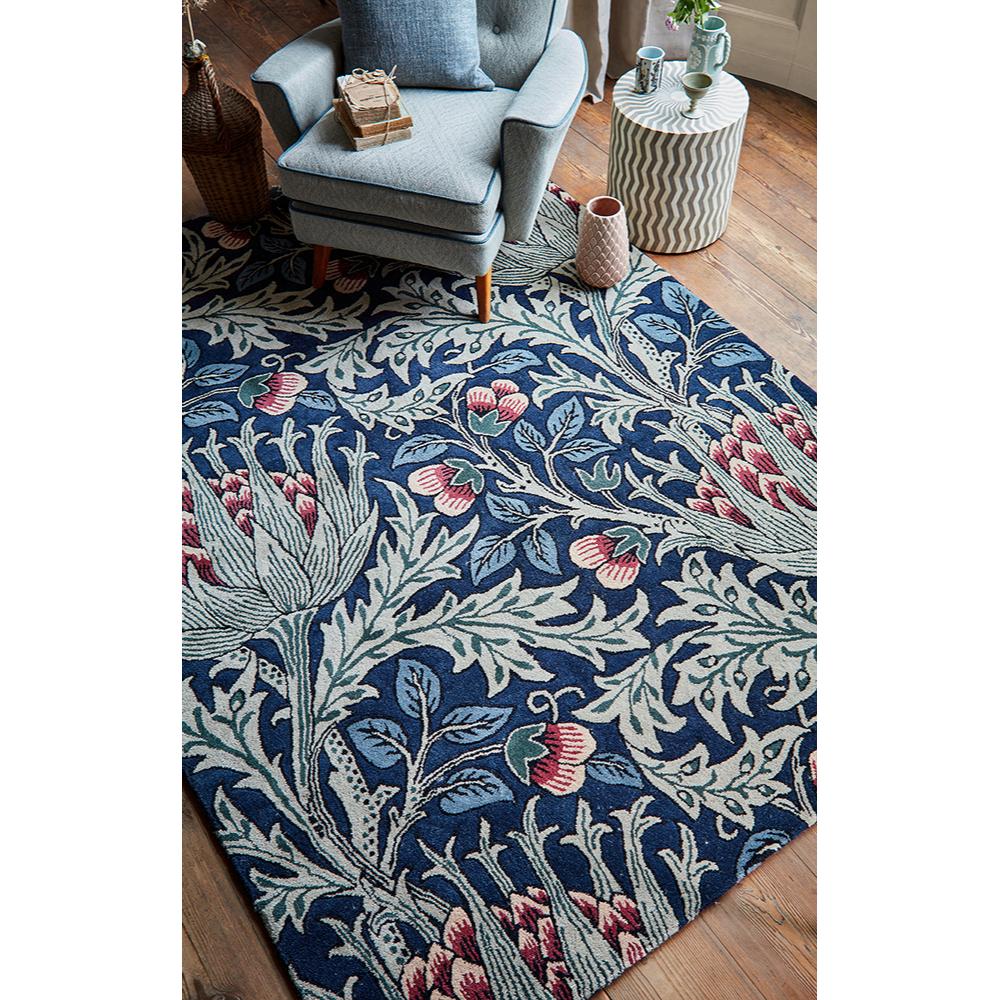 Morris & Co Artichoke Rug mineral blue
