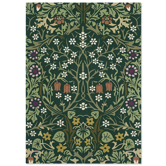 Morris & Co Blackthorn Outdoor Rug Tump Green