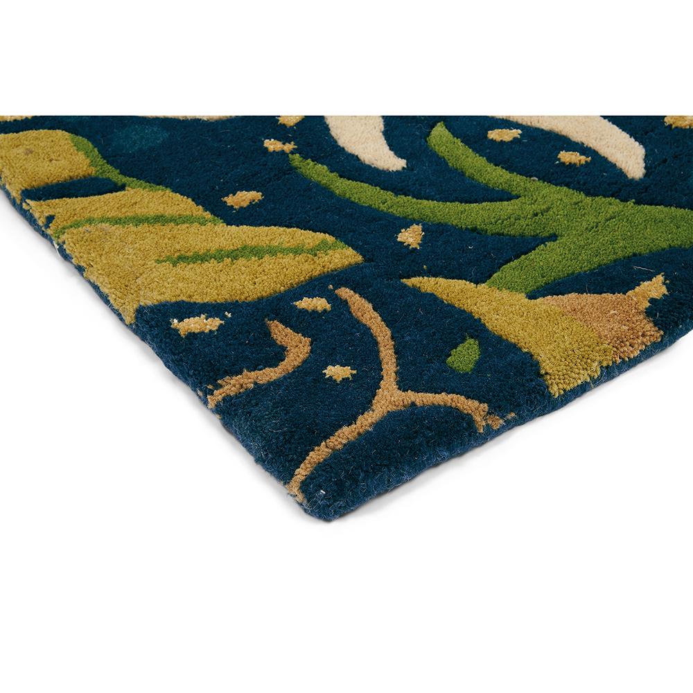 Morris & Co Seaweed Rug Ink