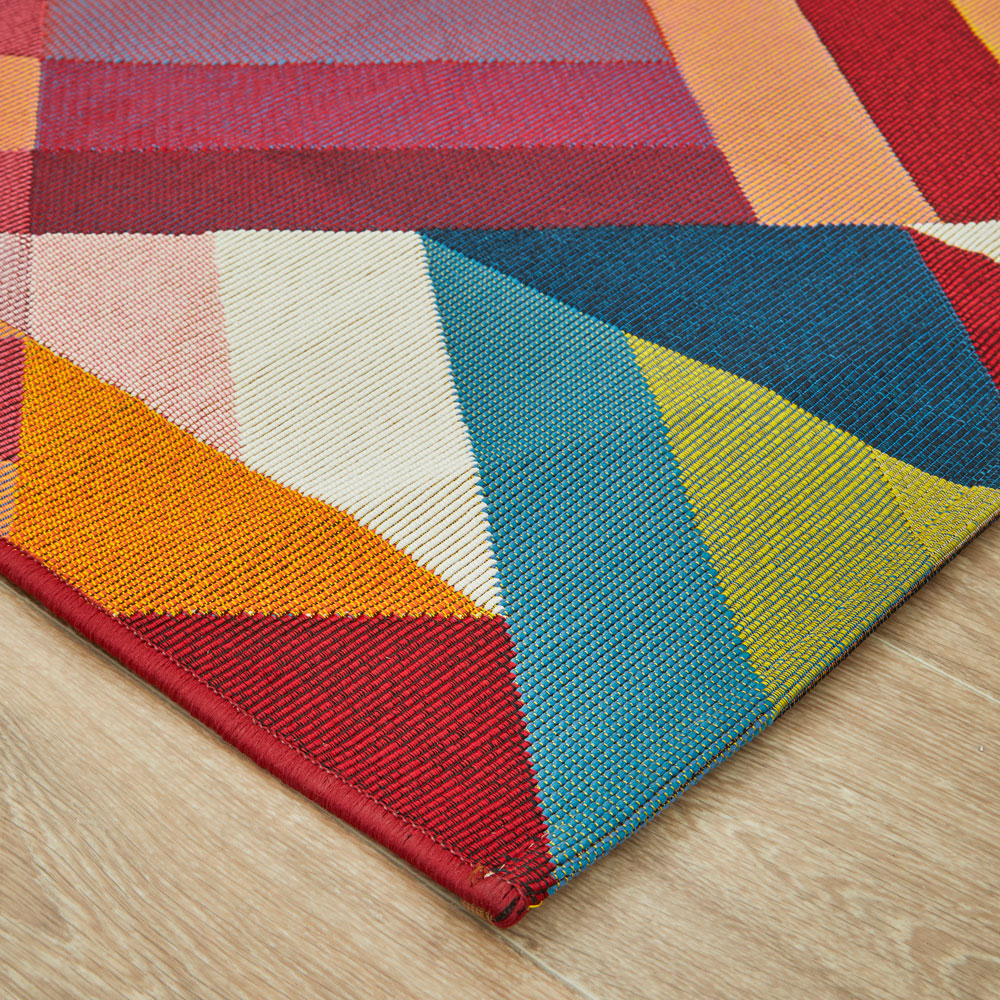 Rug Culture Vista Geo Outdoor Rug Multi
