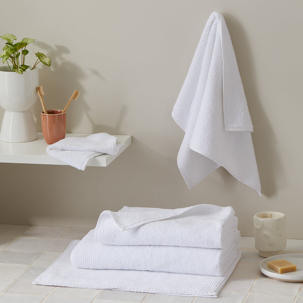 Arlo Towels White