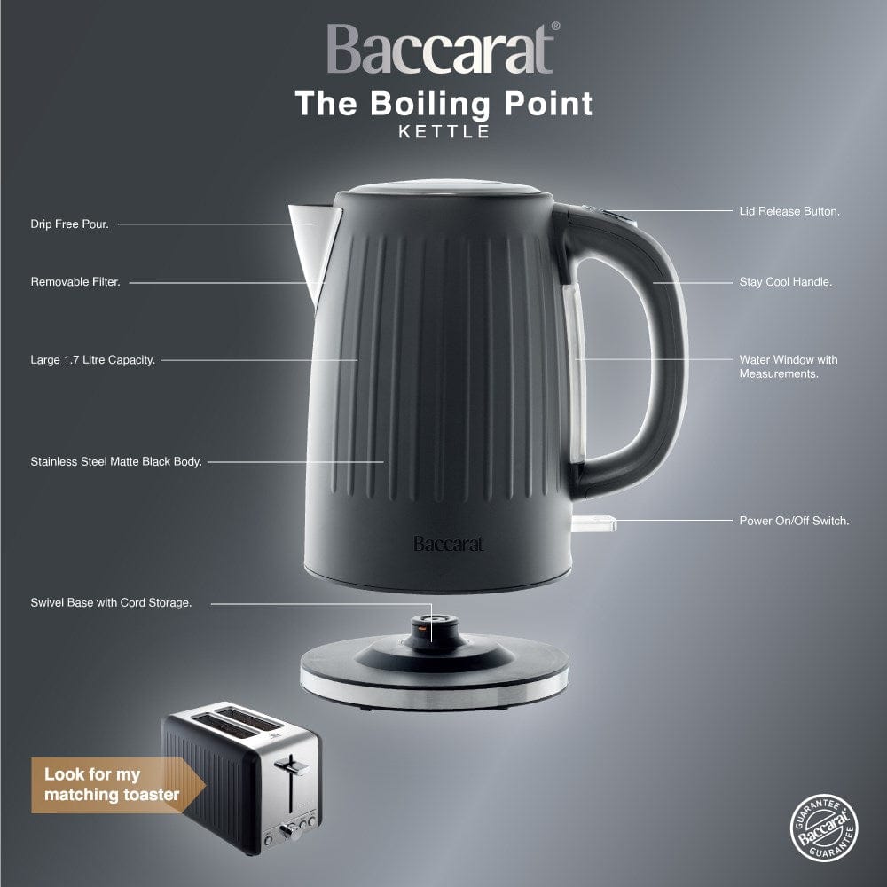 Baccarat The Boiling Point Kettle Black