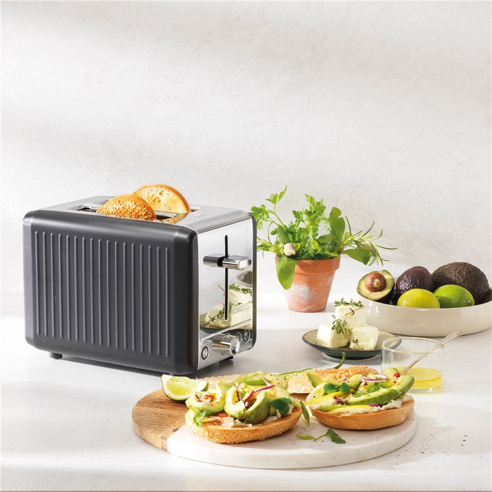 Baccarat The Toasty Slice 2 Slice Toaster Black