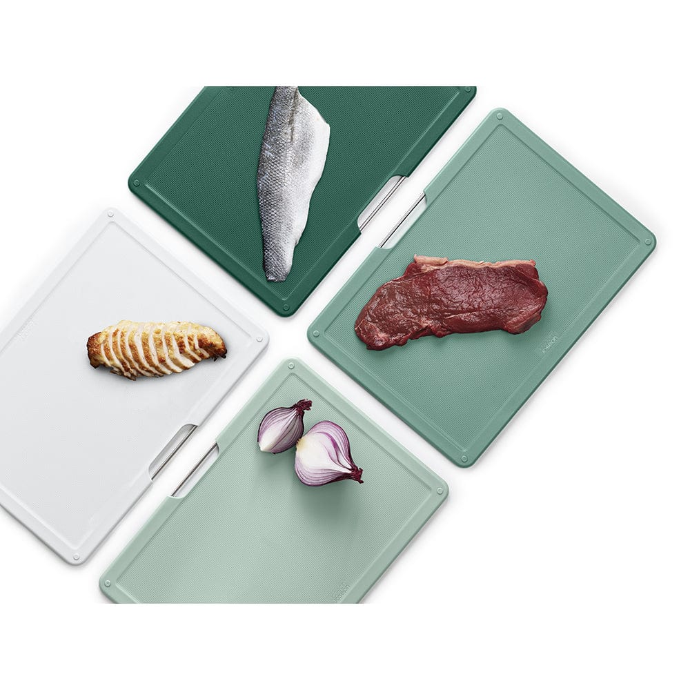 Joseph Joseph Folio 4 Piece Chopping Board Set Sage