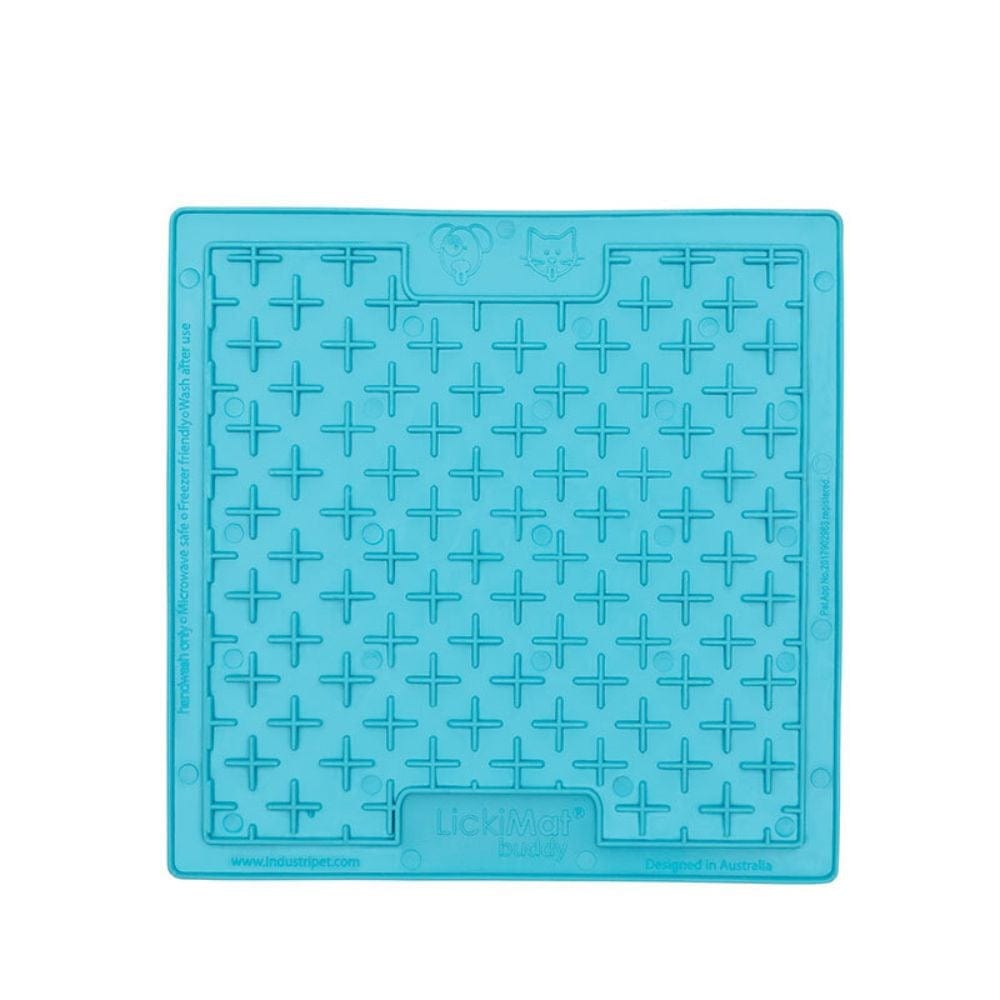 Lickimat Buddy Slow Feeder Mat for Dogs Turquoise