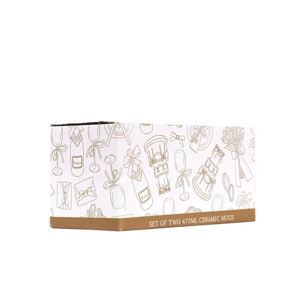 Splosh Mr & Mrs Mug Set