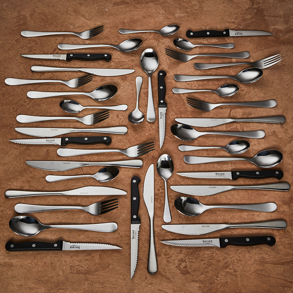 Baccarat SABRE Mainz 40 Piece Stainless Steel Cutlery Set