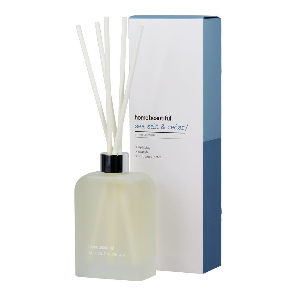 Home Beautiful Diffuser Sea Salt & Cedar