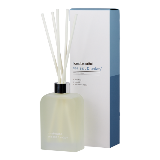 Home Beautiful Diffuser Sea Salt & Cedar