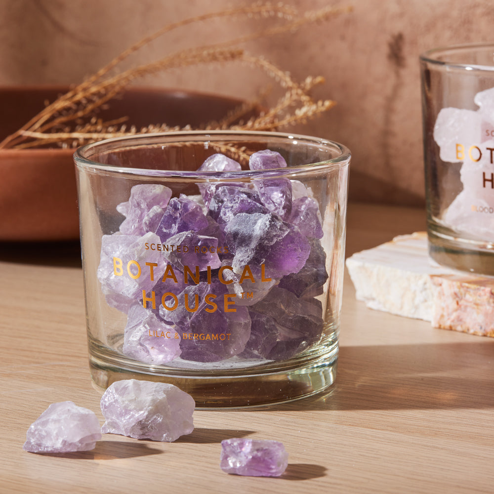 Botanical House Scented Rocks Lilac & Bergamot