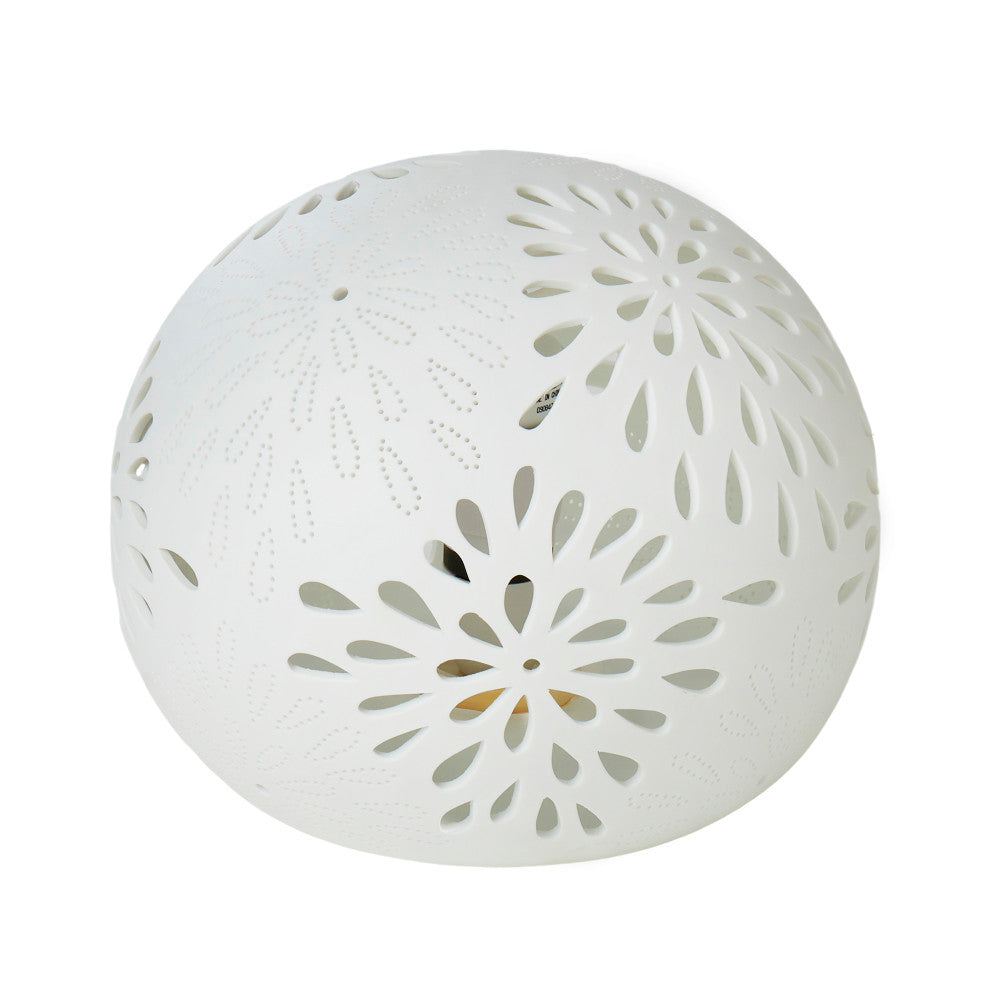 Amalfi Round Cut Out Lamp White