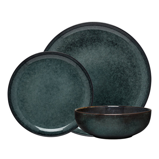 Ecology Element 12 Piece Dinner Set Raven