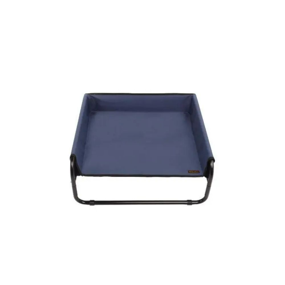 Charlie's High Walled Outdoor Trampoline Dog Bed Cot Blue