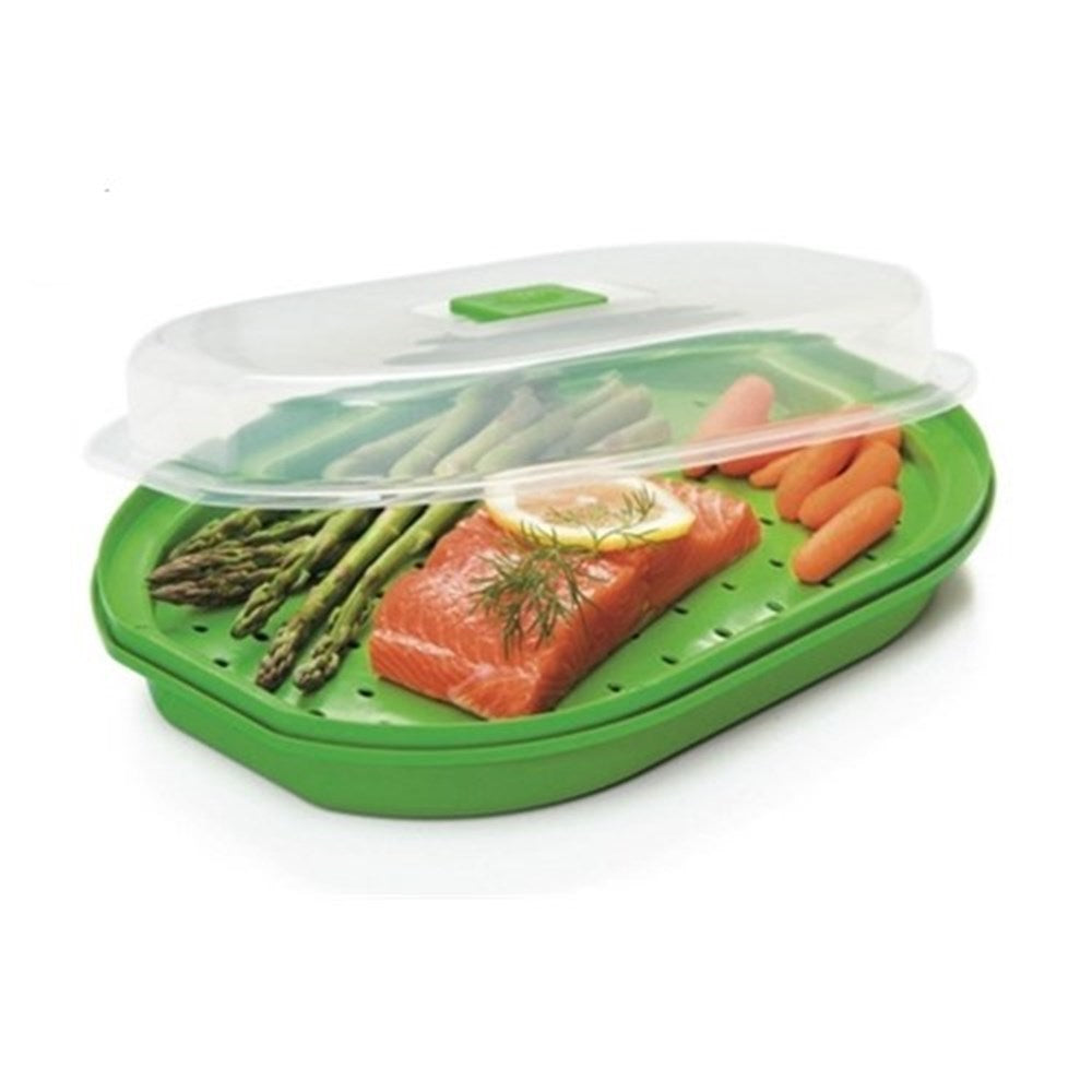 Progressive Prep Solutions Fish and Veggie Microwave Steamer