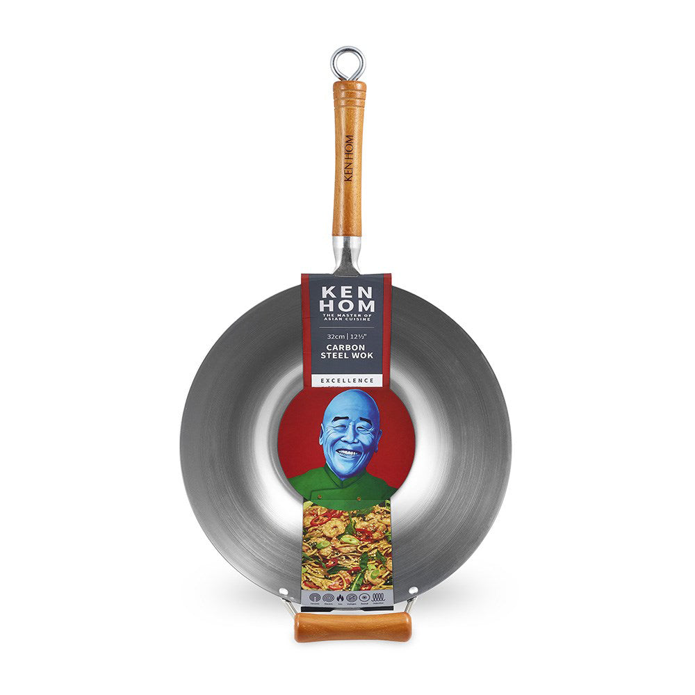 Ken Hom Excellence Carbon Steel Wok