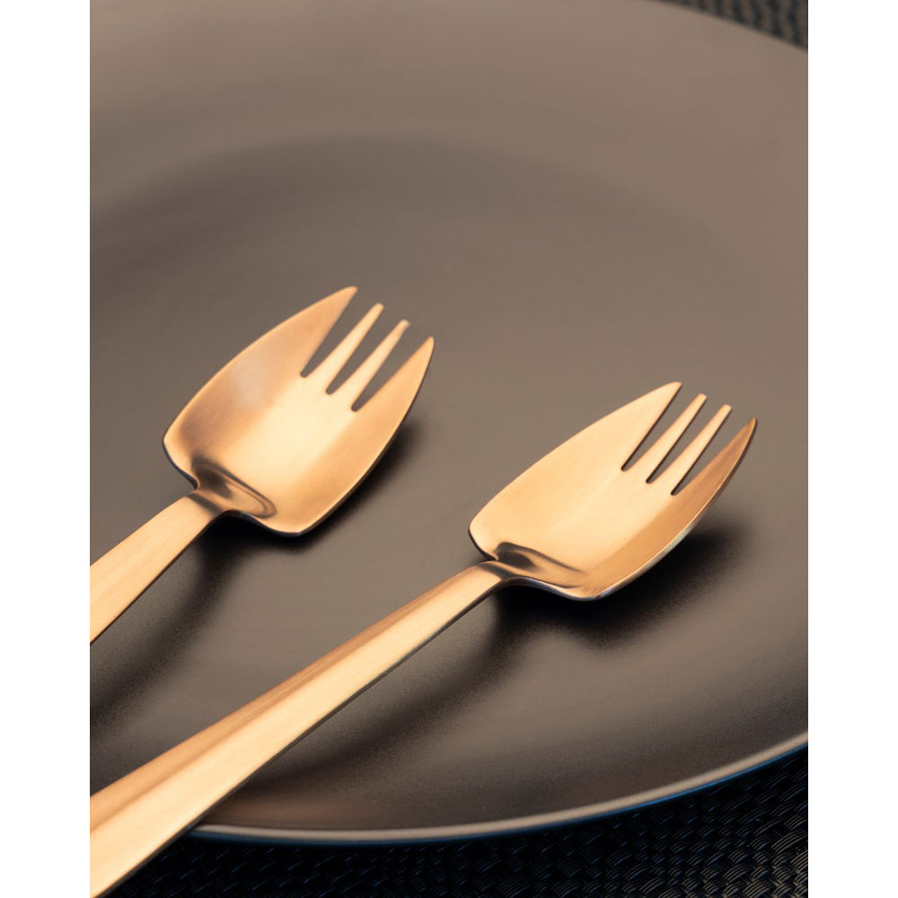 Splayd Black Label Rose Gold 6 Piece Cutlery Box Set