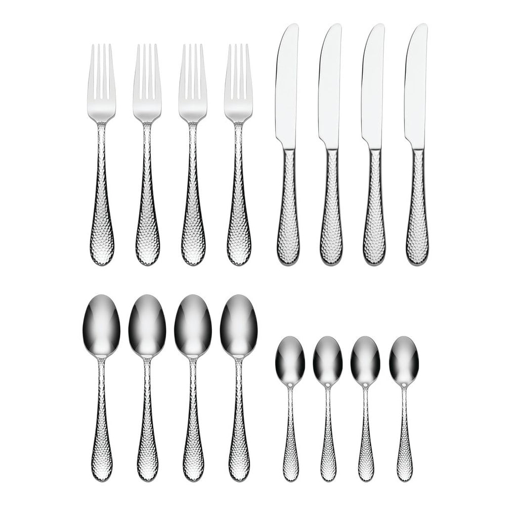 Oneida Tibet Hammered Cutlery Set