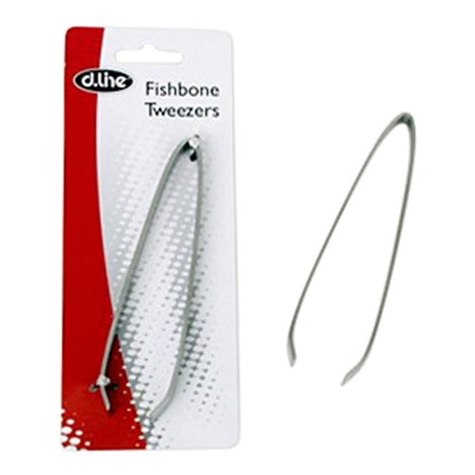 D.Line Stainless Steel Fish Bone Tweezers