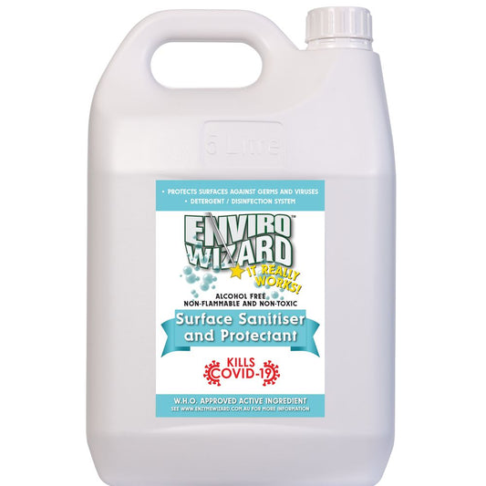 Enzyme Wizard Surface Sanitiser & Protectant 5L