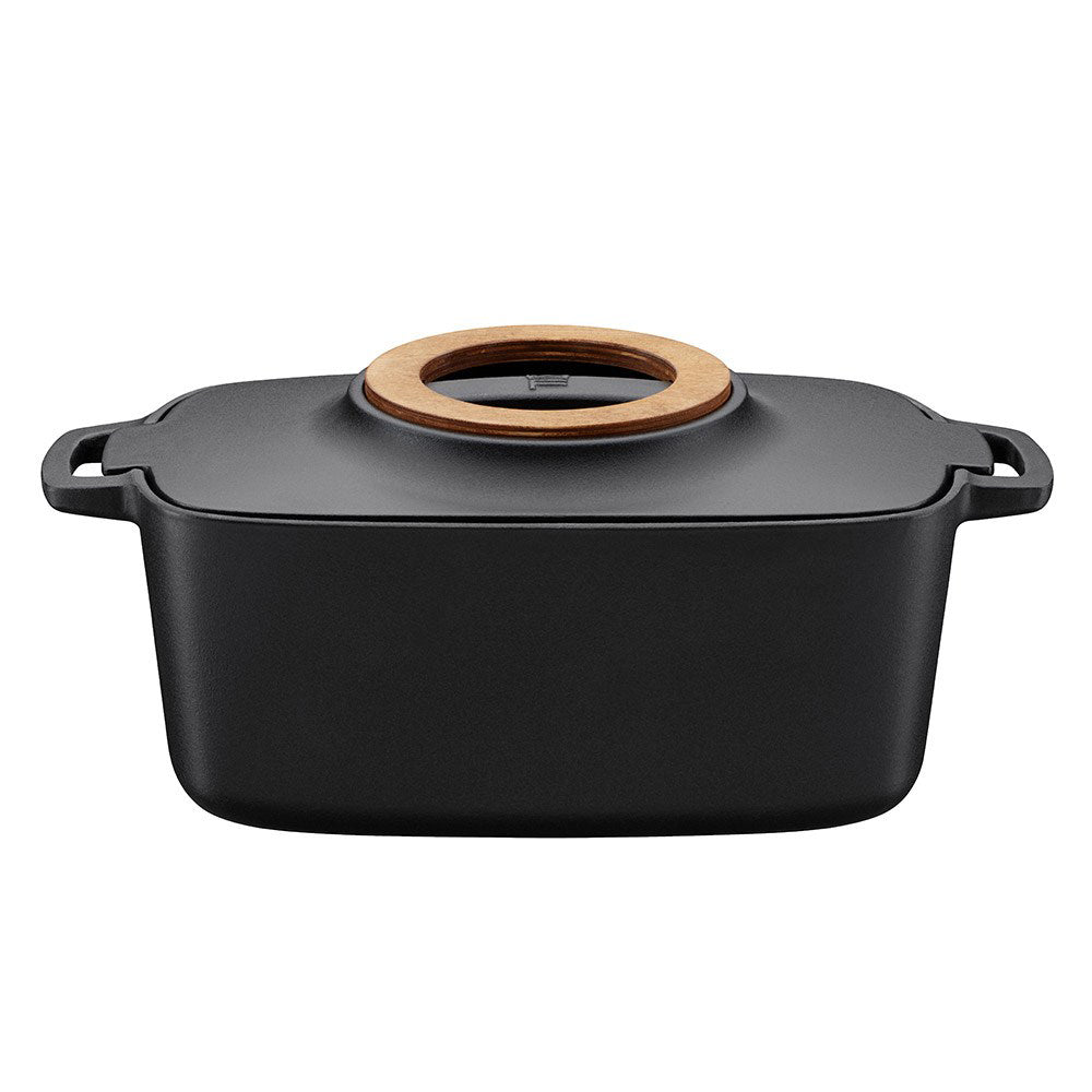 Fiskars Norden Cast Iron Non-Stick Oval Casserole 5L