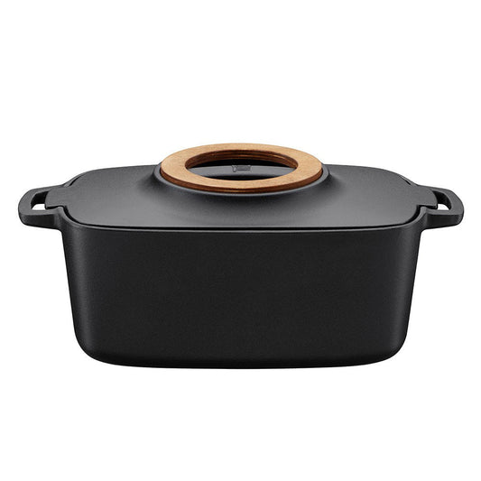 Fiskars Norden Cast Iron Non-Stick Oval Casserole 5L