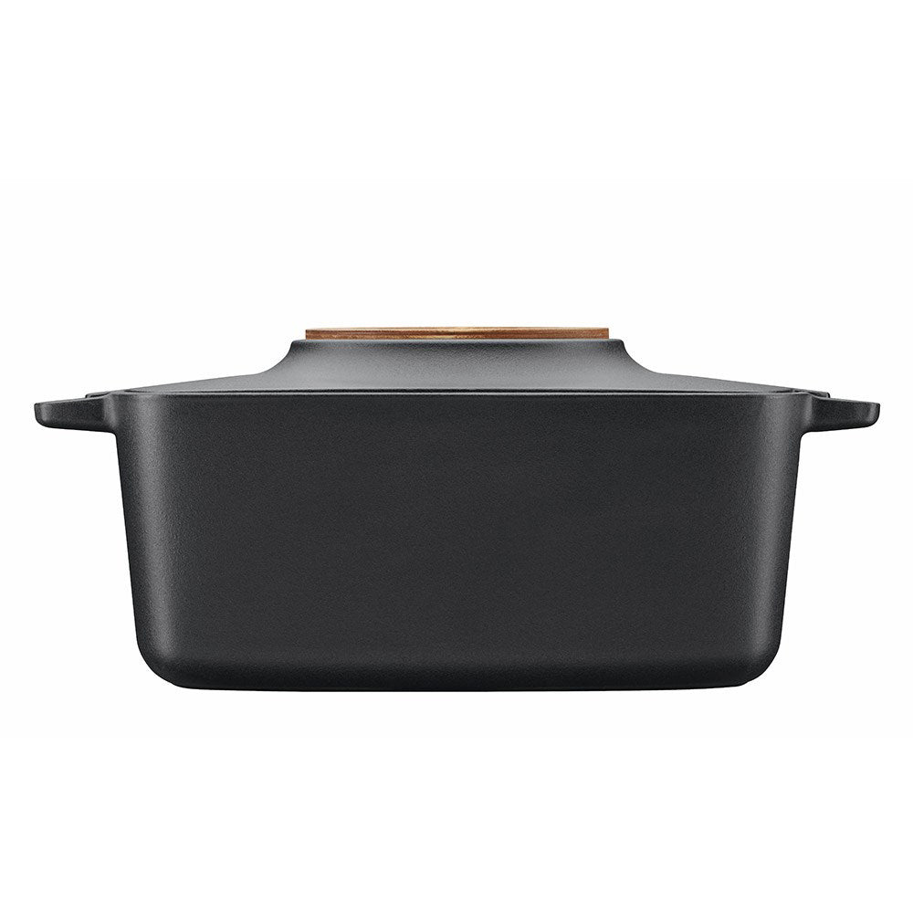 Fiskars Norden Cast Iron Non-Stick Oval Casserole 5L