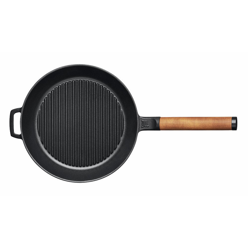 Fiskars Norden Cast Iron Non-Stick Grill Pan 26cm Made in Finland