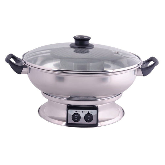 Maxim 1350W Teppanyaki Steam Boat Electric Hot Pot