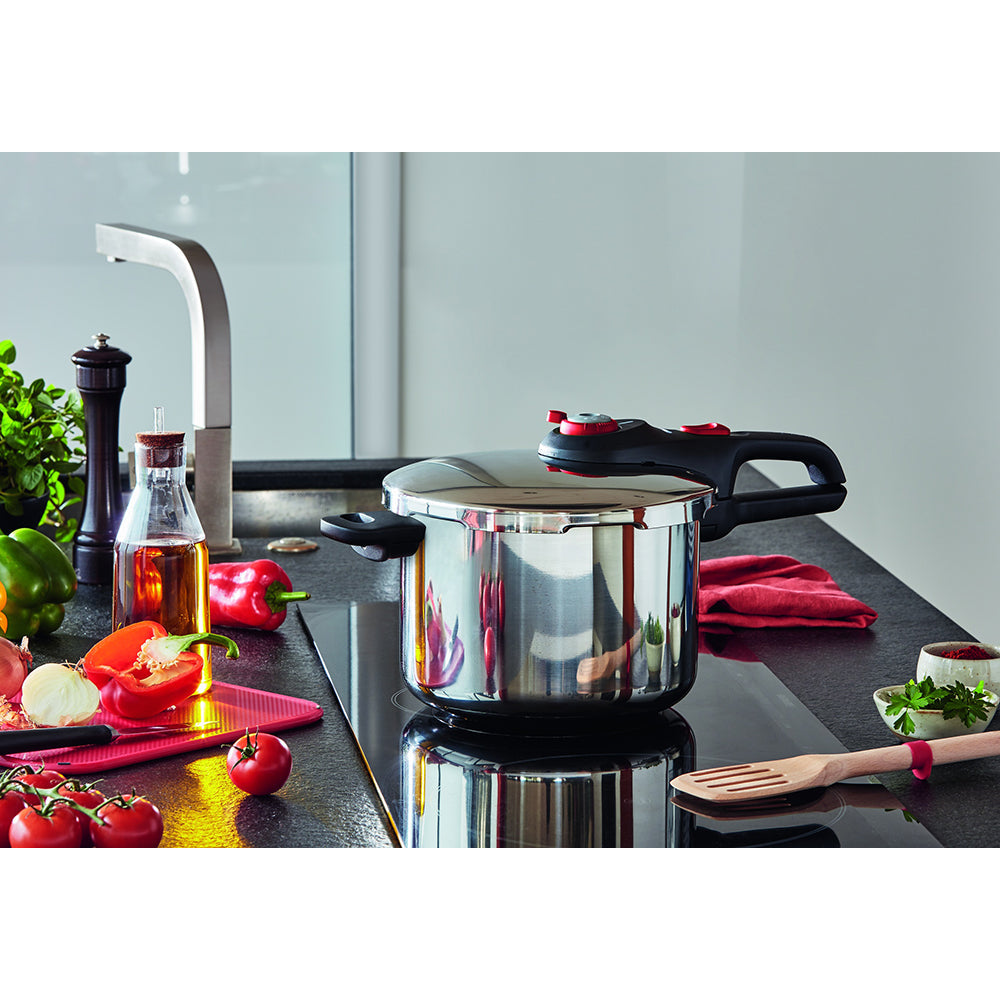 Tefal Fast & Easy Induction Stainless Steel Pressure Cooker