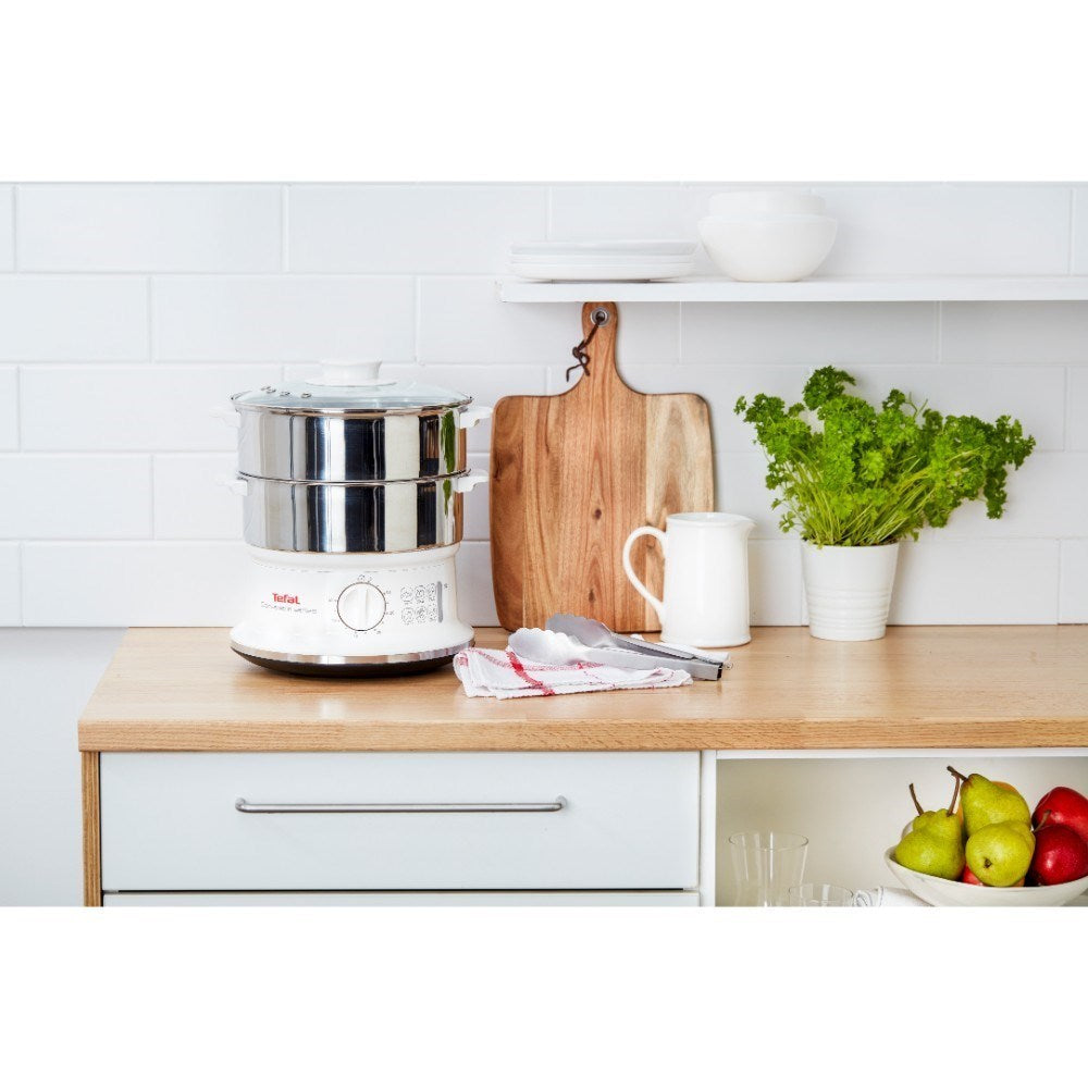 Tefal VC1451 Convenient Series Stainless Steel Steamer White