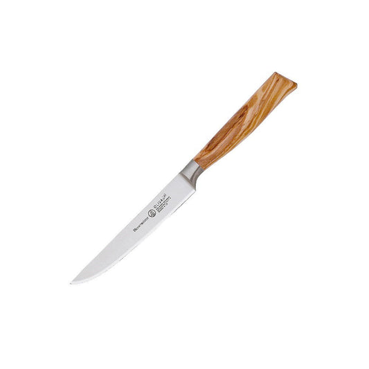 Messermeister Oliva Elite Multi-Edge Steak Knife with Olive Wood Handle 11.5cm