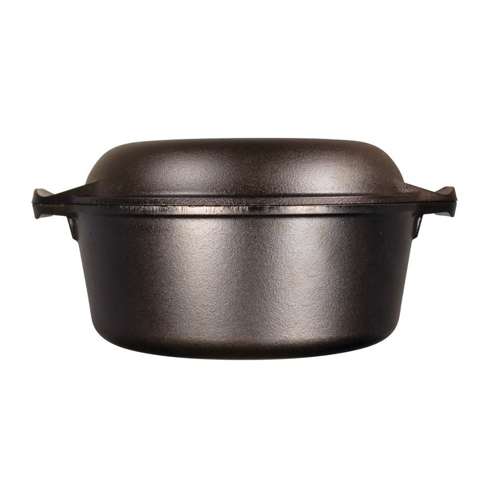 Lodge Logic Cast Iron Double Dutch Oven 4.7L