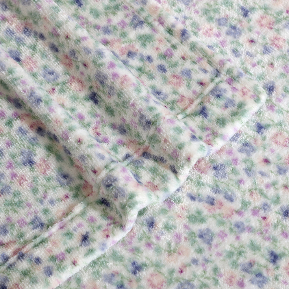 Laura Ashley Emogene Flannel Fleece Sheet Set Heather