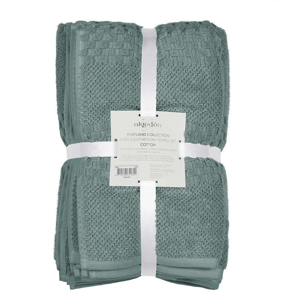 Algodon Portland 8 Piece Towel Set