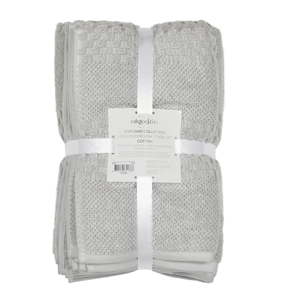 Algodon Portland 8 Piece Towel Set