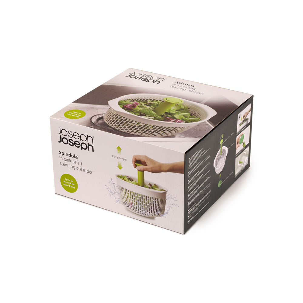 Joseph Joseph Spindola Salad-spinning Colander Green