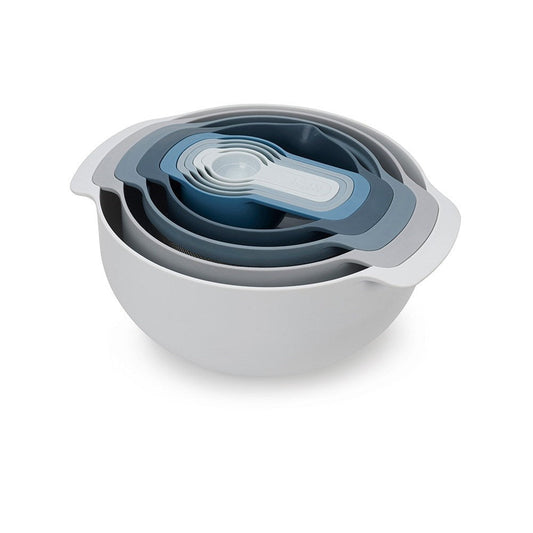 Joseph Joseph Editions Nest Plus 9 Piece Food Preparation Set Sky Blue