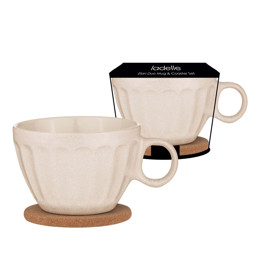 Ladelle Elan Duo Mug & Coaster Set