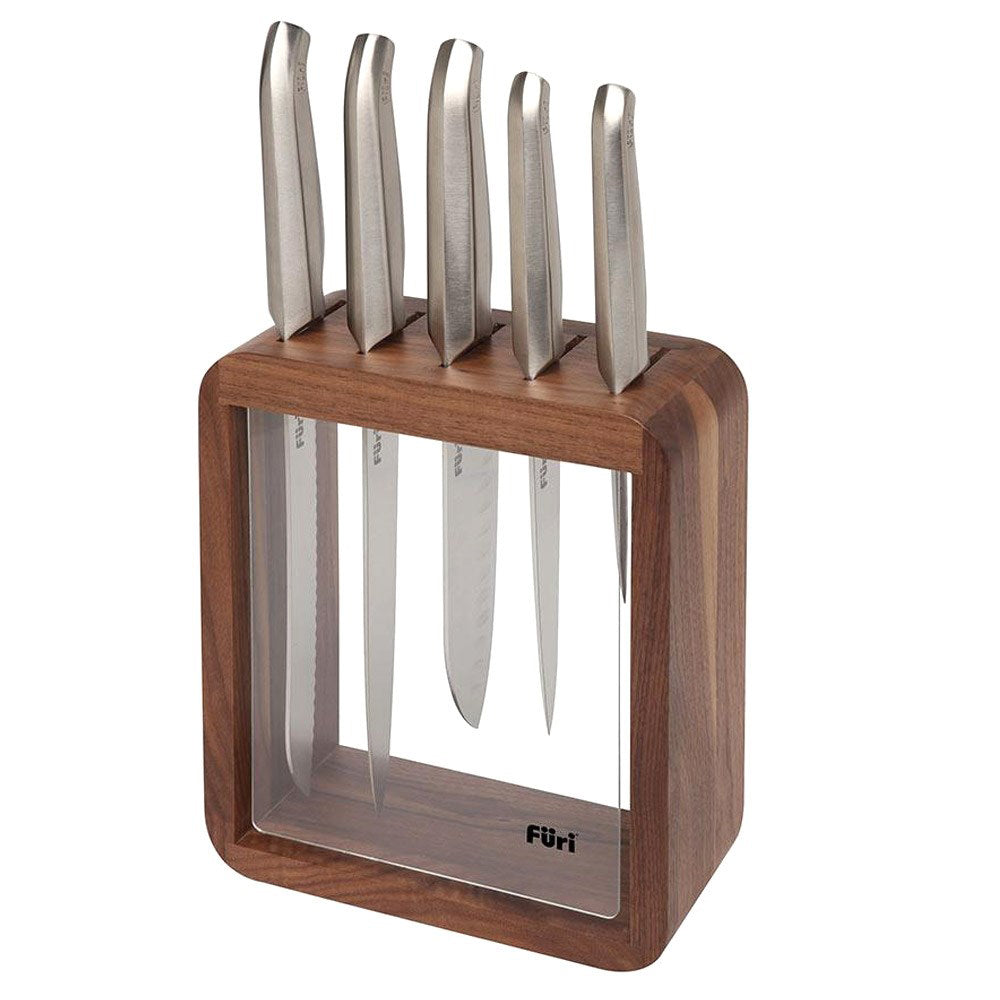 Furi Pro Vault Block Knife Set 6 Piece